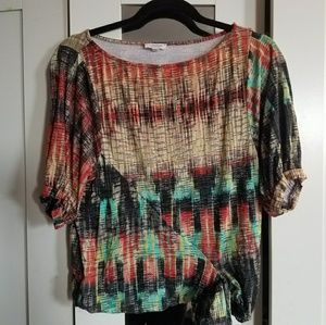 Anthropologie Weston Colorful Shirt Sz Small